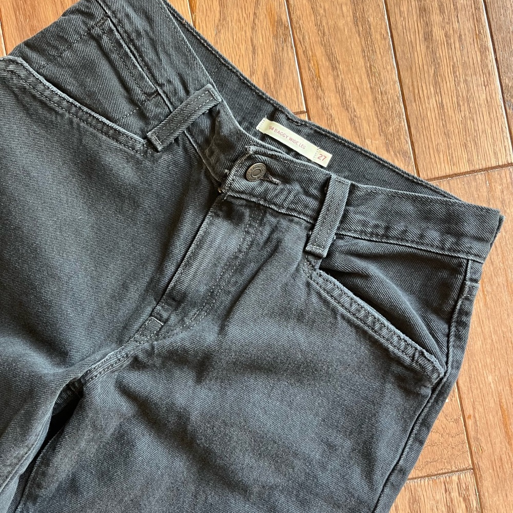 Levi’s 94 Baggy Wide Leg Black Denim Jeans